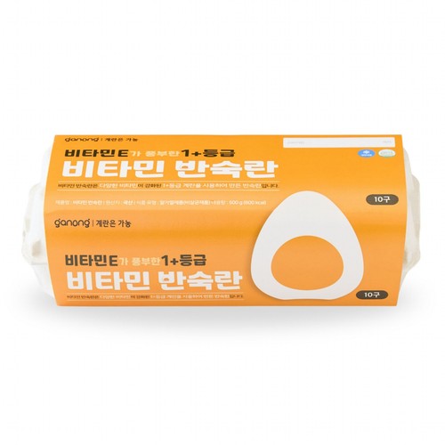 가농 1+등급 비타민 반숙란 (10입/500G)