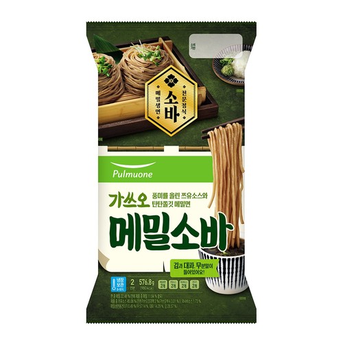 풀무원 가쓰오 메밀소바 (2인) (576.8G)
