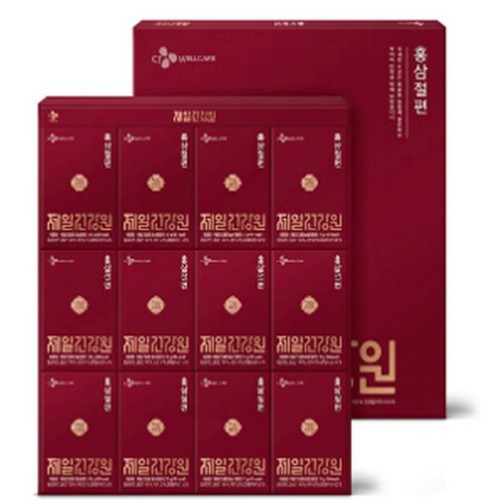 [추석 선물세트 사전예약] 씨제이 제일건강원 홍삼절편 (15G*12입)