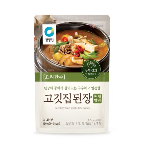  청정원 고깃집 된장찌개 양념 (130G)
