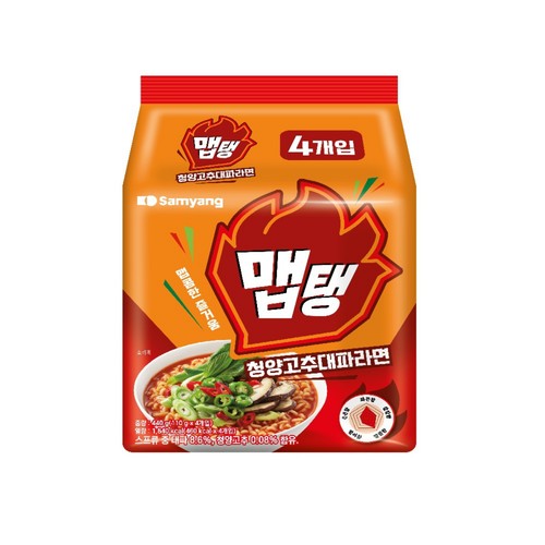 삼양 맵탱 청양고추대파라면 (110G*4)