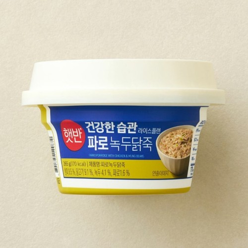 CJ 햇반 파로녹두닭죽 (265G)