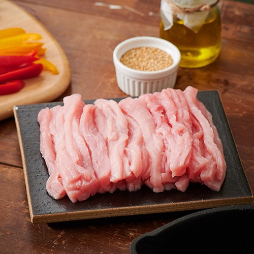 국내산 돼지 등심 잡채용 (냉장) (300G)