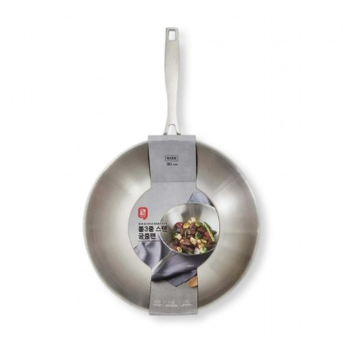 오늘좋은 통3중 스텐 궁중팬 (30CM)