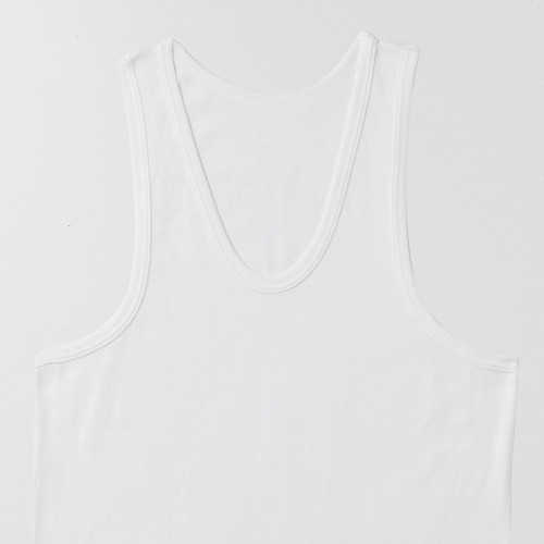 WHITE/95 TRY 남성 런닝 (3입)