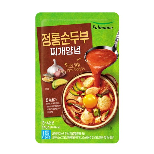 풀무원 정통순두부 찌개양념 (140G)