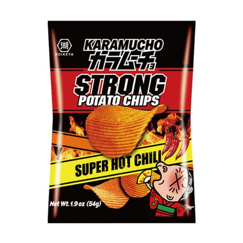 카라무쵸 스트롱 슈퍼핫칠리 감자칩 (54G)