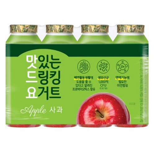 남양유업 맛있는 드링킹 요거트 사과 (150ML*4입)