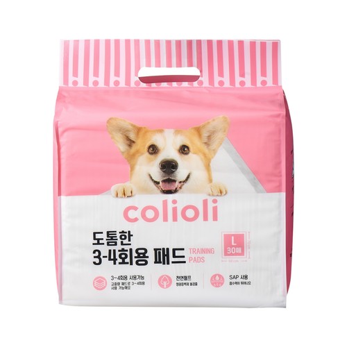 콜리올리 도톰한 3~4회용 패드 (L) (30매)