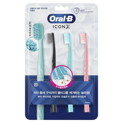 오랄비 아이콘 엑스 칫솔 (3입)