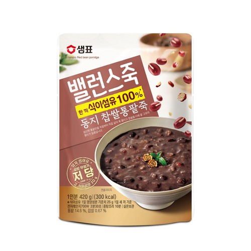 샘표 밸런스죽 동지찹쌀통팥죽 (420G)