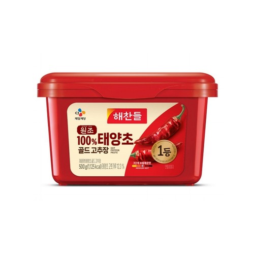 해찬들 원조 100%태양초 고추장 (500G)