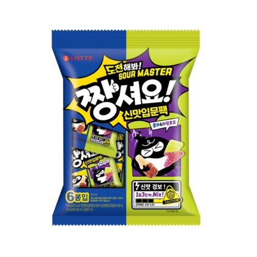 롯데 짱셔요 쉐어팩 신맛입문팩 (134G)