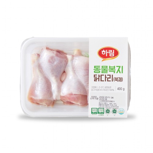 하림 동물복지 닭다리 (400G)