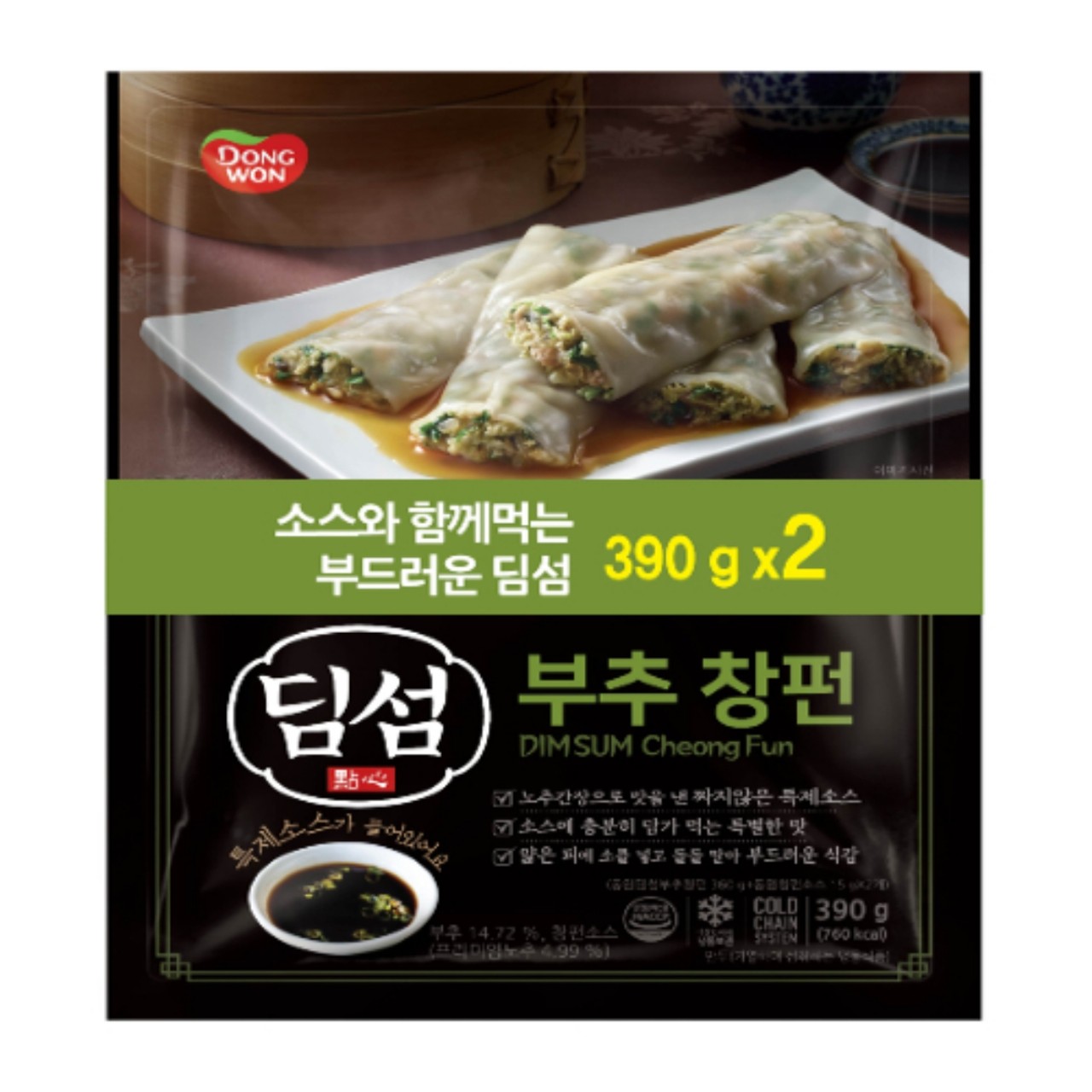 동원 딤섬 부추 창펀 (390G*2입)ㅣ롯데마트 제타 최상의 신선 식품과 다양한 간편식을 롯데마트 제타에서 만나보세요