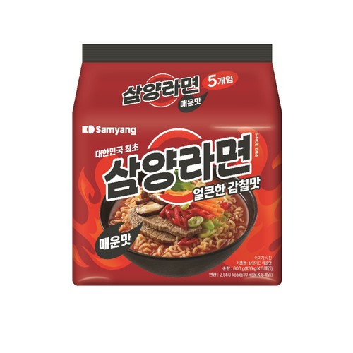삼양라면 매운맛 (120G*5)