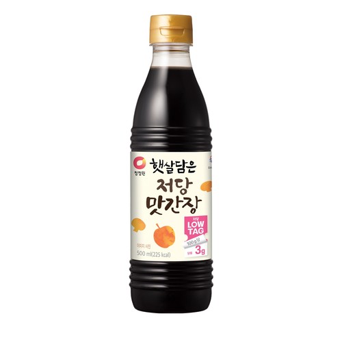 청정원 햇살담은 저당 맛간장 (500ML)