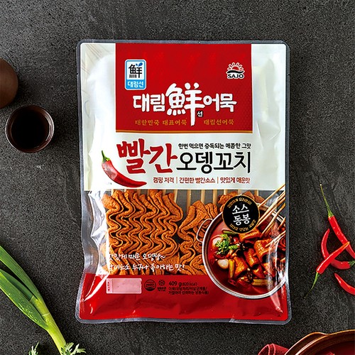 사조대림 빨간오뎅꼬치 (409G)