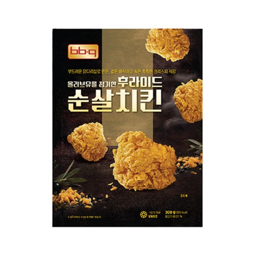 【롯데단독】 비비큐 후라이드 순살치킨 (300G)