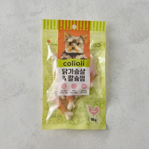 콜리올리 닭가슴살 & 칼슘껌 (90G)