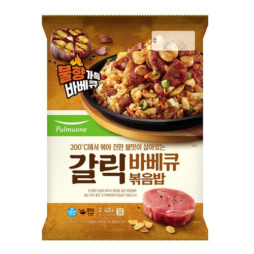 풀무원 갈릭바베큐 볶음밥 (420G)