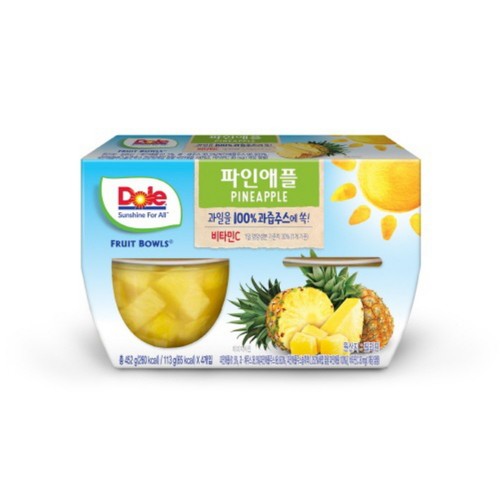 돌 후룻볼 파인애플 (113G*4)
