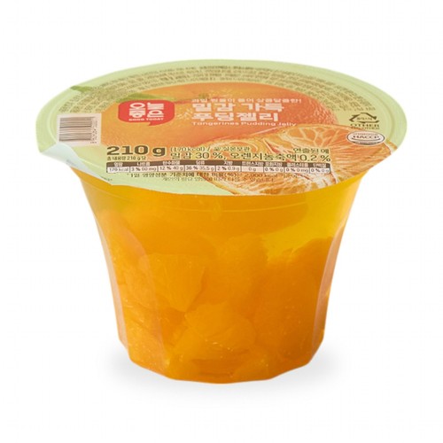 오늘좋은 밀감 가득 푸딩젤리 (210G)