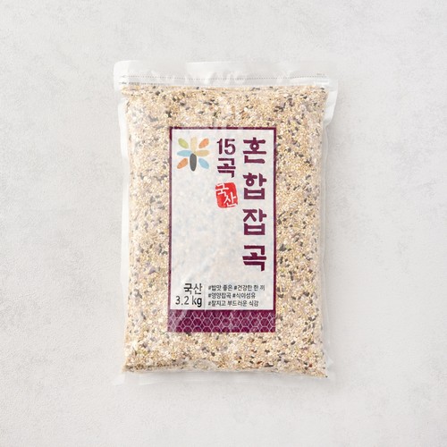 국산 혼합잡곡 15곡 (3.2KG)
