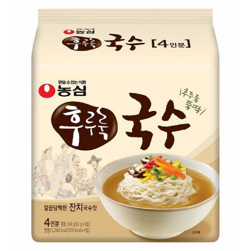 농심 후루룩국수 (92g*4)
