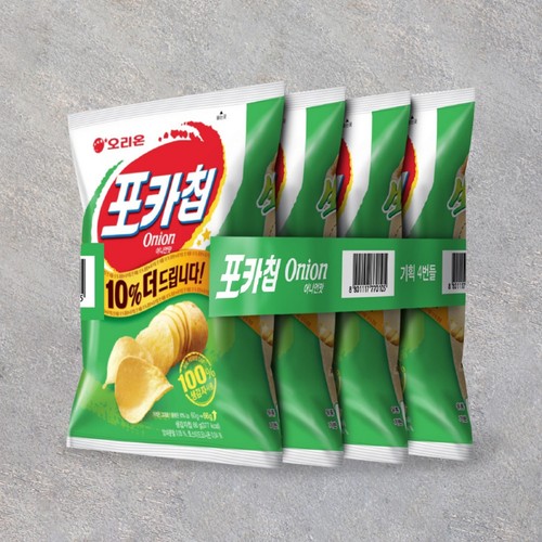 오리온 포카칩 어니언맛 (38G*4입)