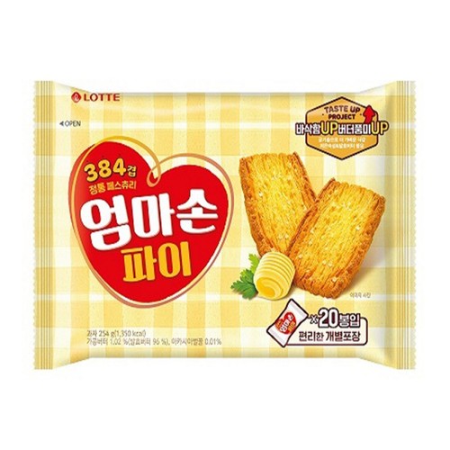  롯데 엄마손파이 (254G)