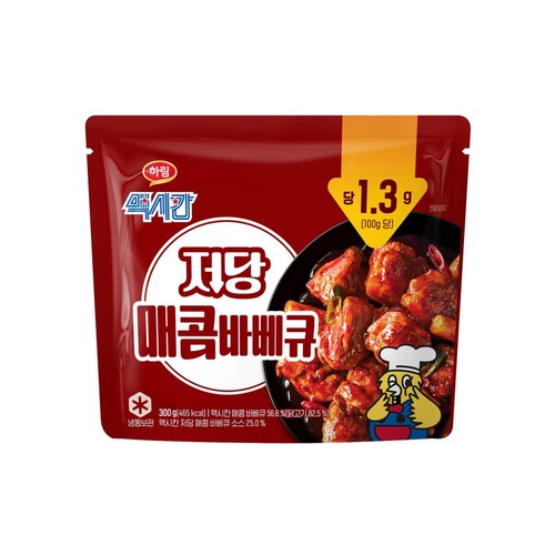 하림 맥시칸 저당 매콤바베큐 (300G)