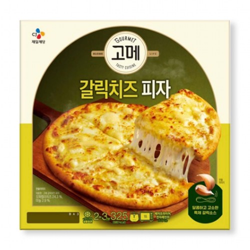 CJ 고메 갈릭치즈 피자 (325G)
