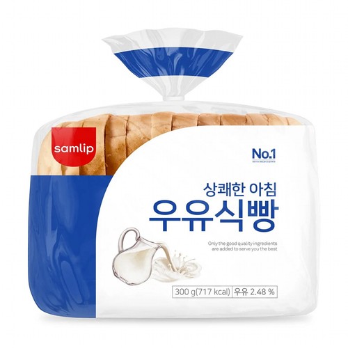 삼립 상쾌한아침 우유식빵 (300G)