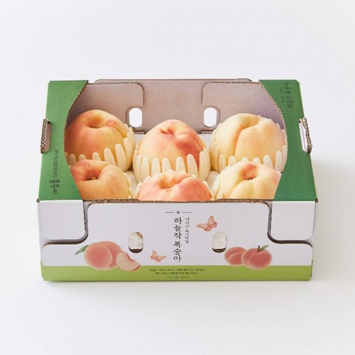 [농할할인가 10,960원] 하늘작 아삭한 복숭아 (4-7입/박스)