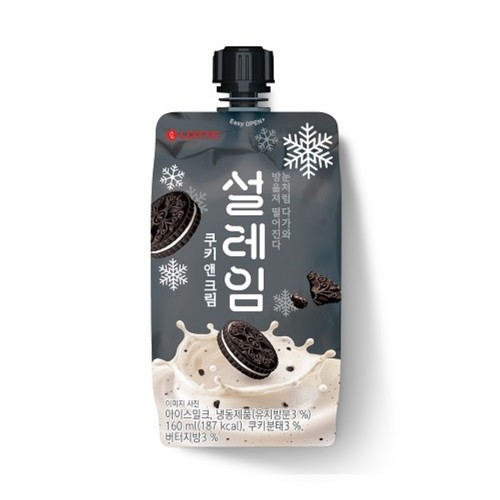 롯데 설레임 (쿠앤크) (160ML)