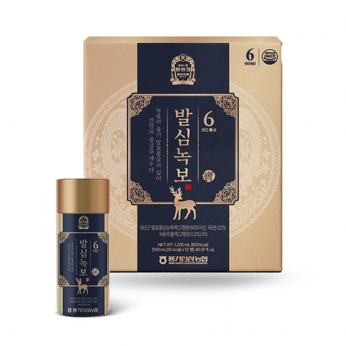 [추석 선물세트 사전예약] 황풍정 발심녹보 (100ML*12개)