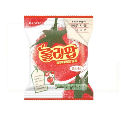 롯데 롤리팝 프루티퐁당 꿀토마토 (60G)