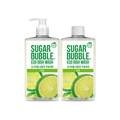 슈가버블 라임 친환경 주방세제 기획 (940+940ML)