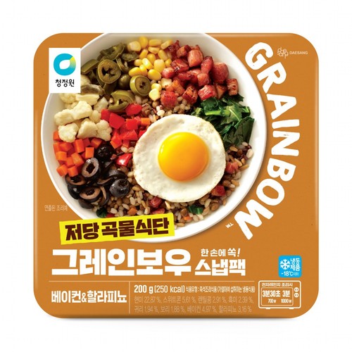청정원 그레인보우 베이컨&할라피뇨 (200G)