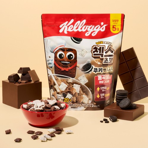 켈로그 첵스초코 쿠키&크림 (420G)