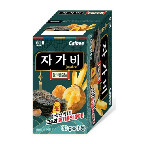해태 자가비 들기름김맛 (90G)