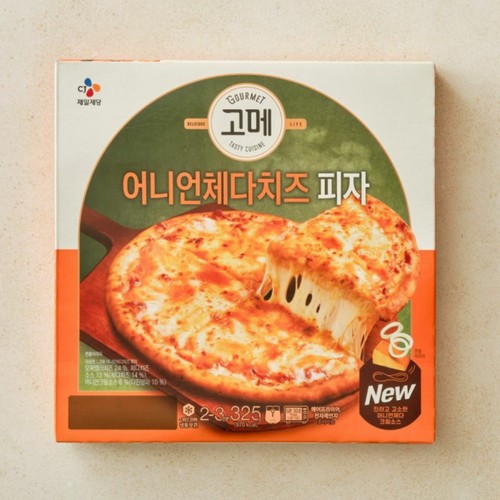 CJ 고메 어니언체다치즈 피자 (325G)