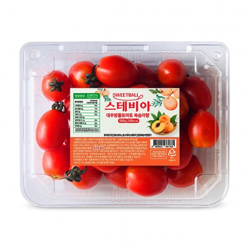 스테비아 대추방울토마토(복숭아향) (500G/팩)