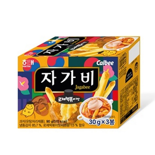 해태 자가비 로제떡볶이맛 (30G*3입)