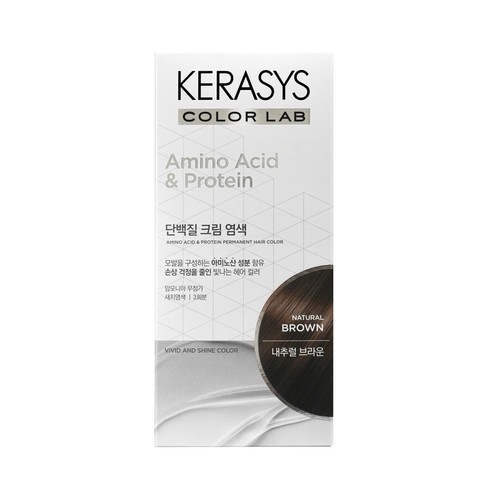 케라시스 단백질 크림 염색약 (내추럴브라운) (120G)
