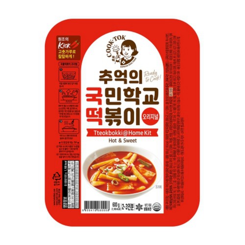 추억의국민학교 떡볶이 (오리지널) (600G)