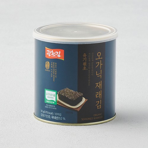 광천 명품 오가닉재래김(캔) (30G)