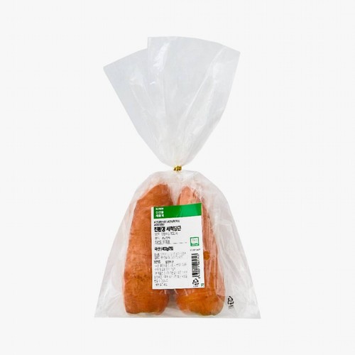 친환경 세척당근 (500G/봉)