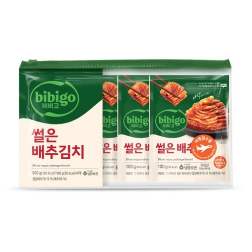 CJ 비비고 썰은배추김치 (100G*5)